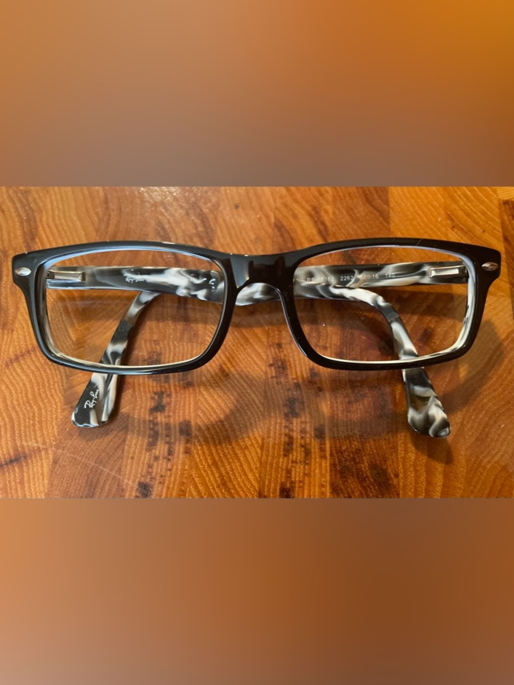 Ray-Ban Eyeglasses Frames Sunglasses. Plastic. Black. Rectangular. Preowned